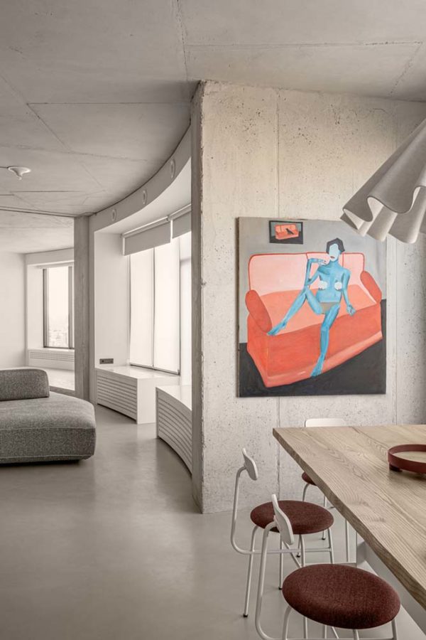 Дизайн интерьера апартаментов «Blue Terracotta» by Rina Lovko Studio - фото 8