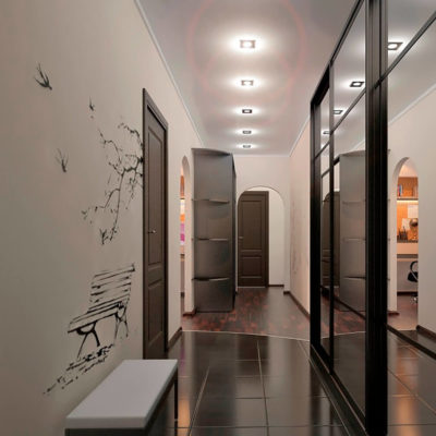 corridor img 4 400x400 - Как визуально расширить коридор?