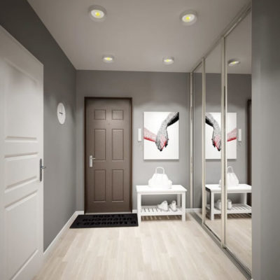 corridor img 9 400x400 - Как визуально расширить коридор?