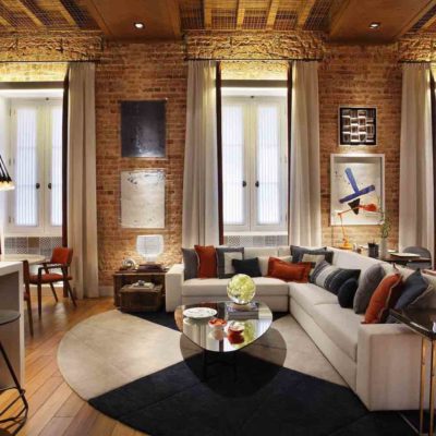 decorative brick in the interior 03 400x400 - Декоративный кирпич в интерьере и идеи его кладки