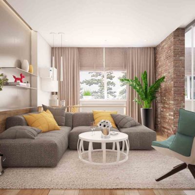 decorative brick in the interior 13 400x400 - Декоративный кирпич в интерьере и идеи его кладки