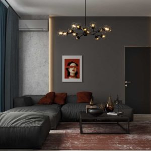 Дизайн интерьера 2-комн. апартаментов в ЖК “Новопечерские Липки” by ARCHEVISTA DESIGN
