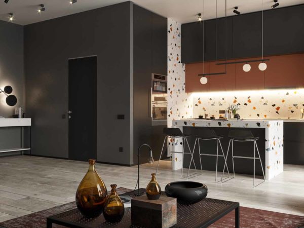 Дизайн интерьера 2-комн. апартаментов в ЖК “Новопечерские Липки” by ARCHEVISTA DESIGN - фото 2