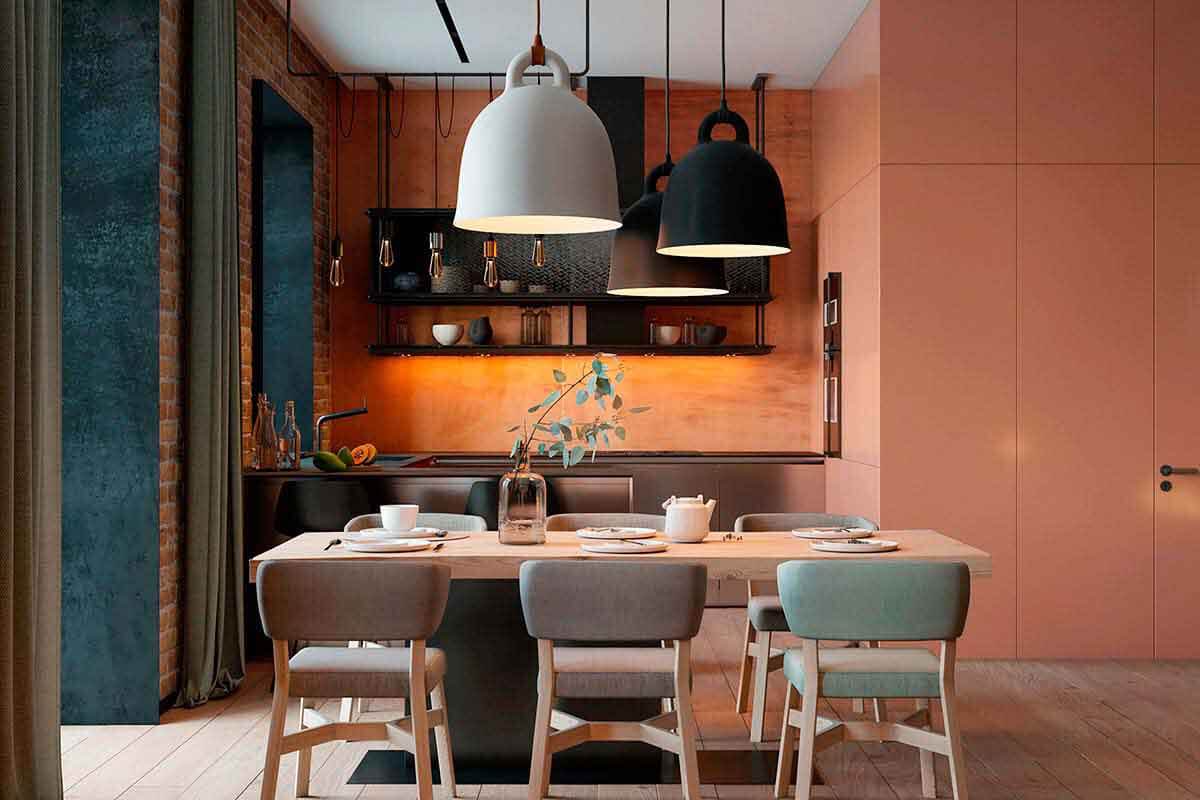design interior eclectica by zooi 01 - Дизайн интерьера 3-комн.кв. эклектика: классика + лофт "Patrick" by ZOOI