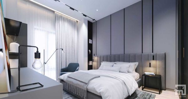 Дизайн интерьера 1-комн.кв. “Лаконичный контраст” by One M2 ARCHITECTS - фото 8
