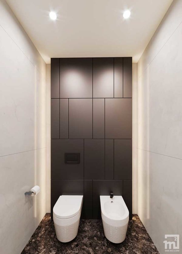 Дизайн интерьера 1-комн.кв. “Лаконичный контраст” by One M2 ARCHITECTS - фото 11