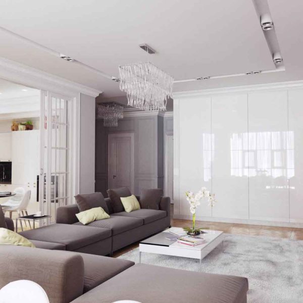 Дизайн интерьера 4-комн.кв. в дуете классики и модерна by Elitehouse - фото 3