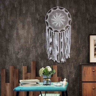 dream catcher in interior 10 400x400 - Ловцы снов, как декор: добавьте интерьеру магии!