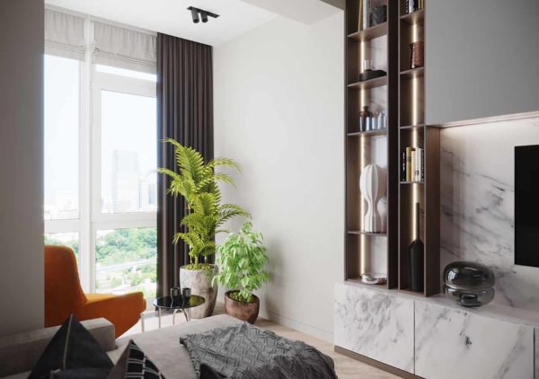 Дизайн интерьера 1-комн.кв. «Современность в ЖК Henesi House»  by NS INTERIOR DESIGN - фото 6