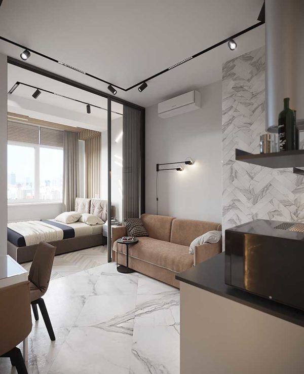 Дизайн интерьера 1-комн.кв. “ЖК SAN FRANCISCO Creative House” by NS INTERIOR DESIGN - фото 3