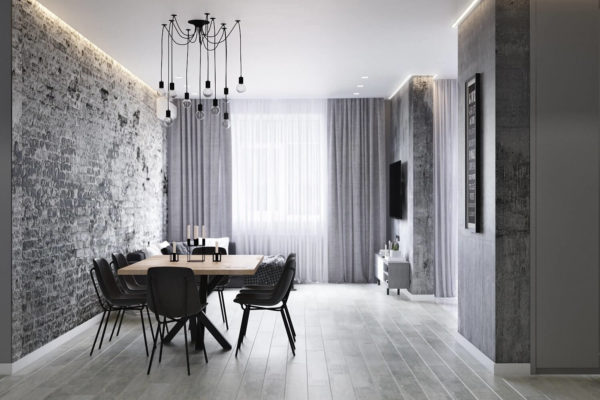 Дизайн интерьера 2-комн.кв. “Apartment Loft” by Fialkovskiy - фото 1