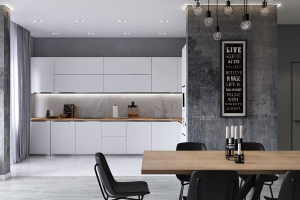Дизайн интерьера 2-комн.кв. “Apartment Loft” by Fialkovskiy - фото 7