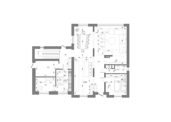 Архитектура дома и дизайн интерьера в стиле ваби-саби “Shkrub house” by Sergey Makhno Architects - фото 55